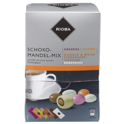 RIOBA Schoko-Mandel-Mix 6-fach 270er - 1,5 kg Box