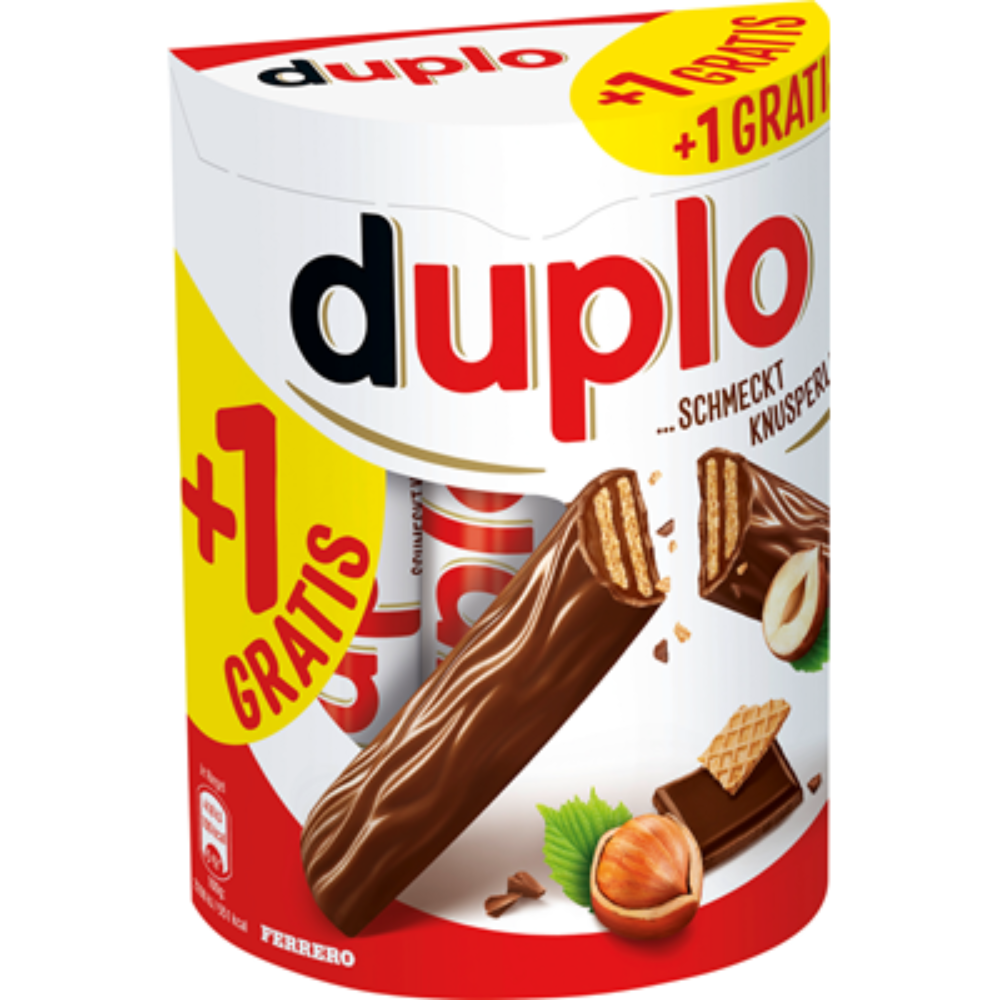 Duplo Karamell 200g - Knusprige Waffelriegel mit einer feinen Karamellfüllung für süßen Genuss