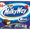 Milky Way Minis - Schokoriegel - 16 Mini Riegel - 3x 275 Gramm