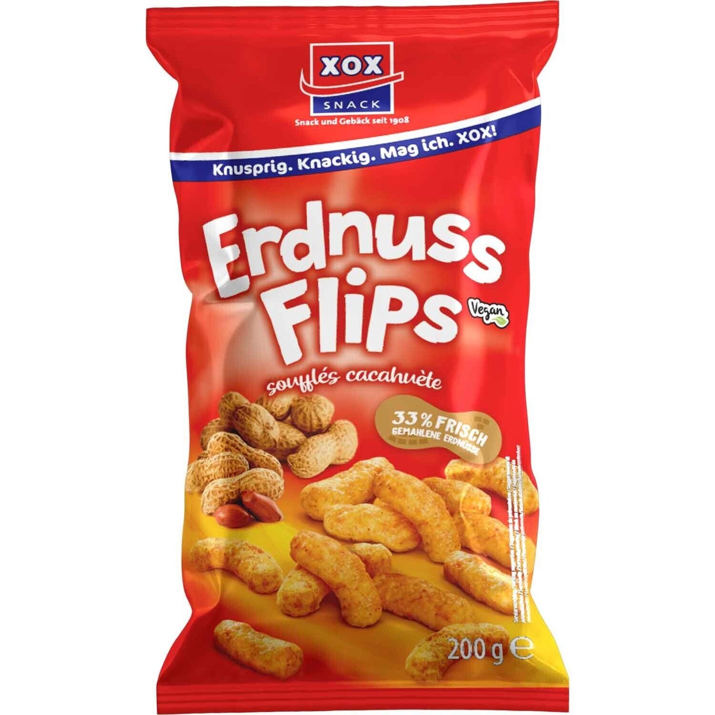 XOX Erdnussflips 200g