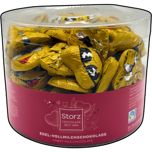Storz Fun Herz Vollmilch Schokolade 100x 5g, 500 g