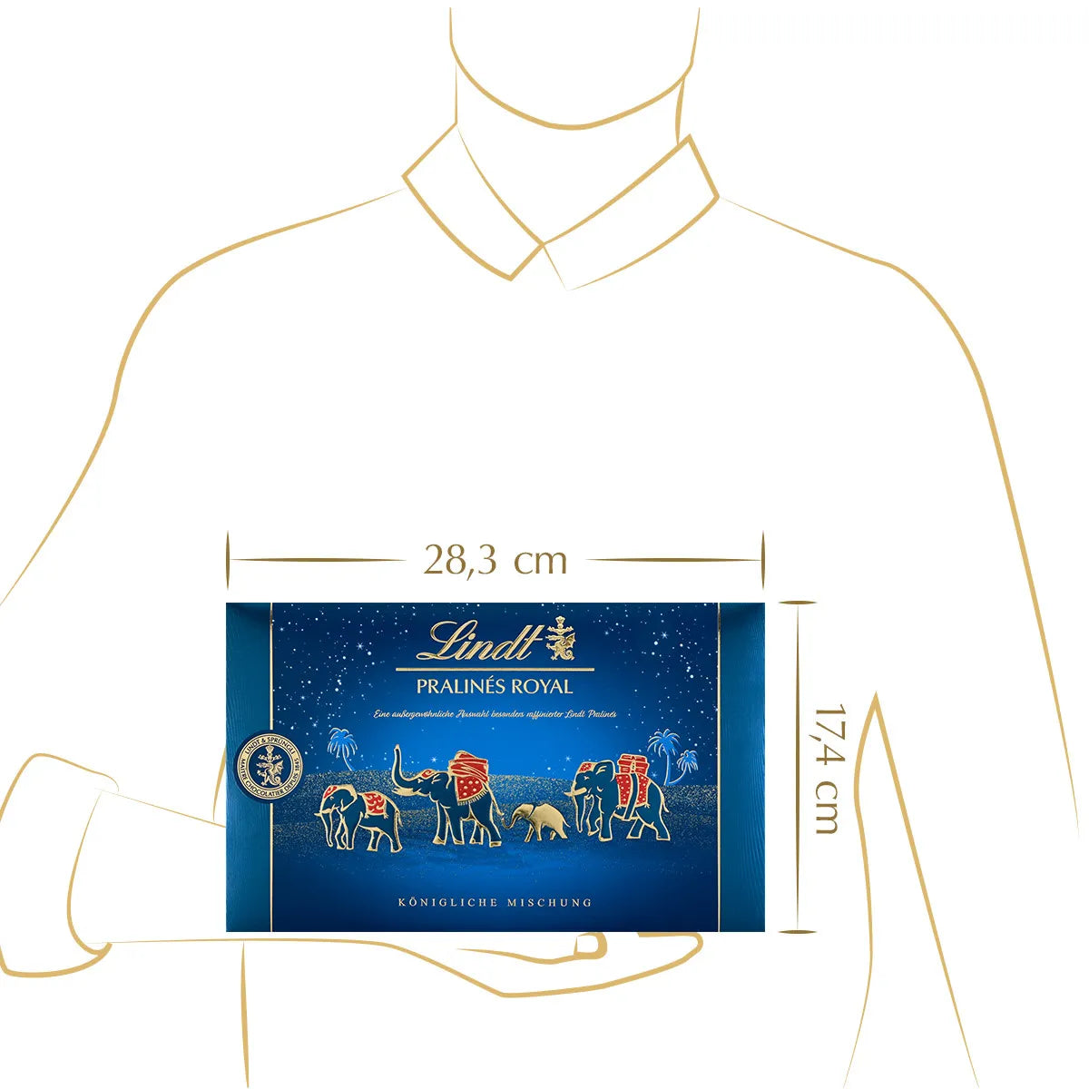 Lindt Pralinés Royal Pralinenmischung 250g Packung