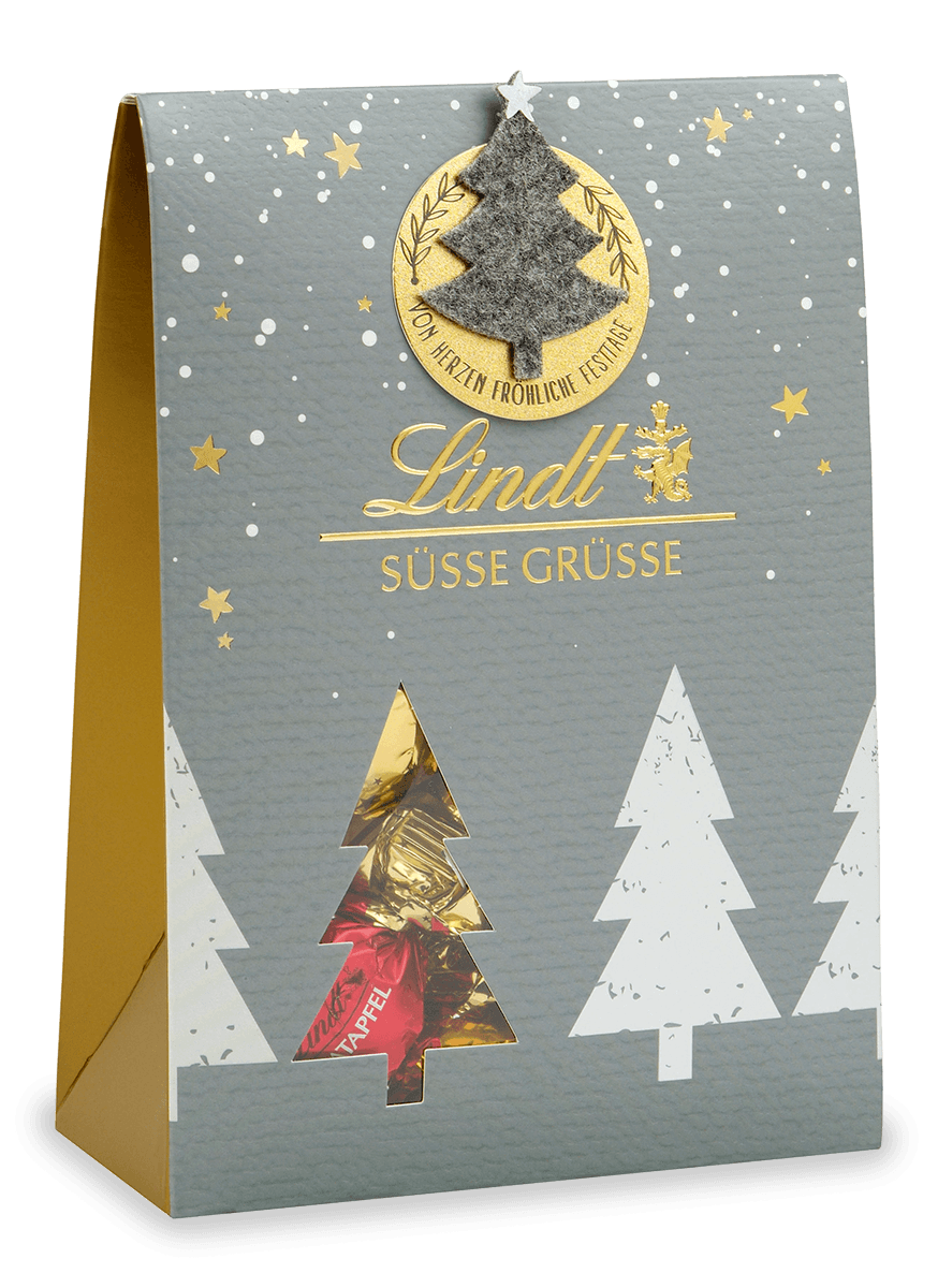 Lindt Filz Edition Süße Grüße Tasche 125 g