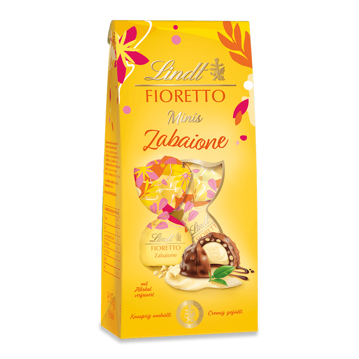 Lindt Schokolade - FIORETTO Minis Zabaione Mit Eierlikör Schoko 115g