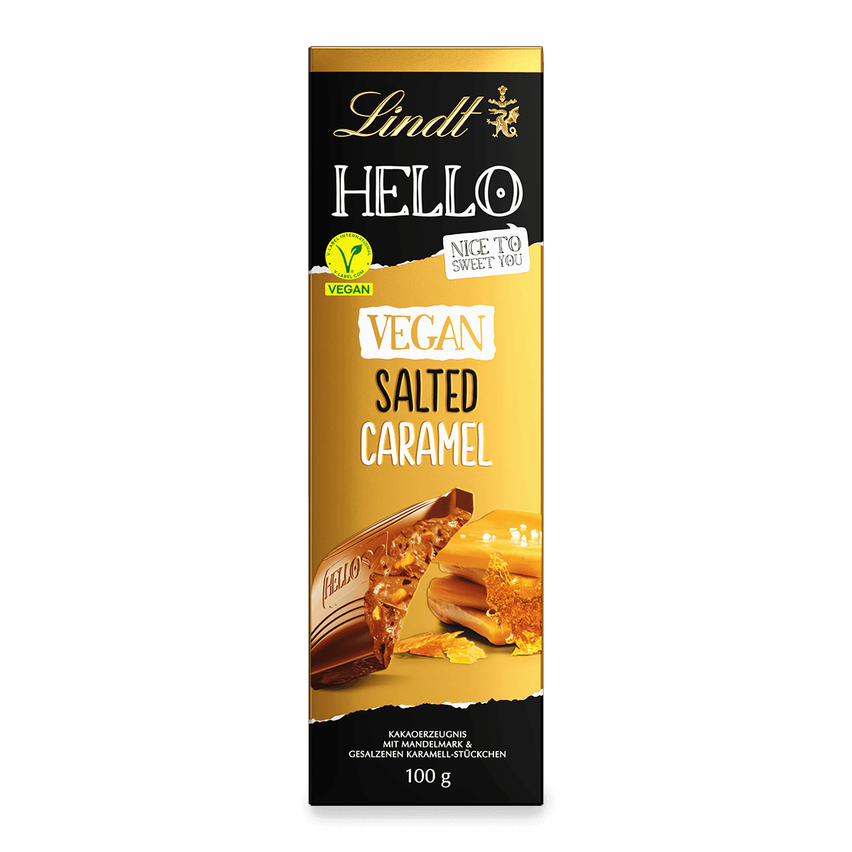 Lindt HELLO Vegan Salted Caramel 100 g