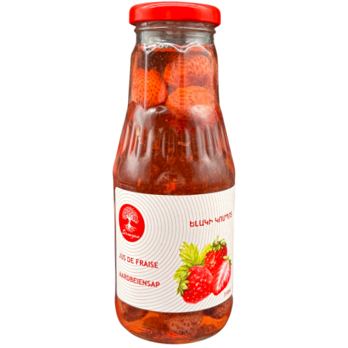 Armenischer Erdbeersaft 310 ml | Mit ganzen Erdbeeren | Natürlich & fruchtig