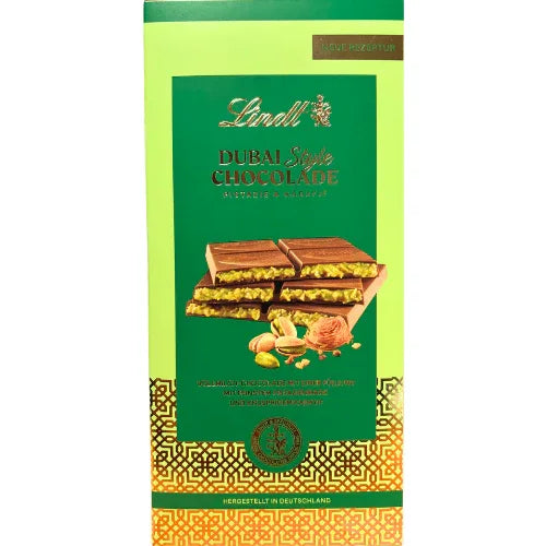 Lindt Dubai Style Chocolade - Neue Rezeptur - *STRENG LIMITIERT* 145g - Schokobote.de