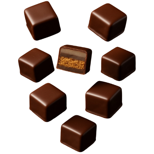 Lambertz Dominosteine Zartbitter 750g – Vegan | 2. Wahl | Saftig & Aromatisch