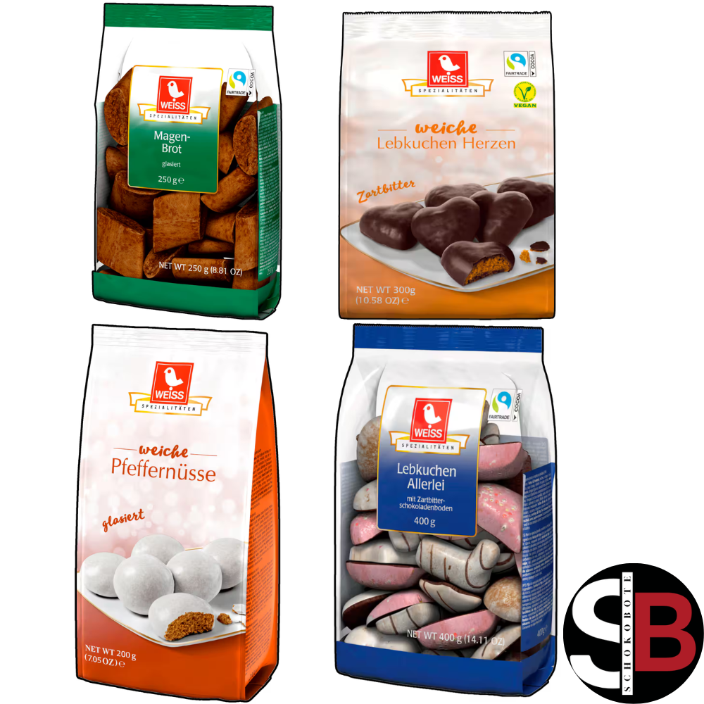 Lebkuchen Weihnachtsbox Mix – 1,15 kg SB104