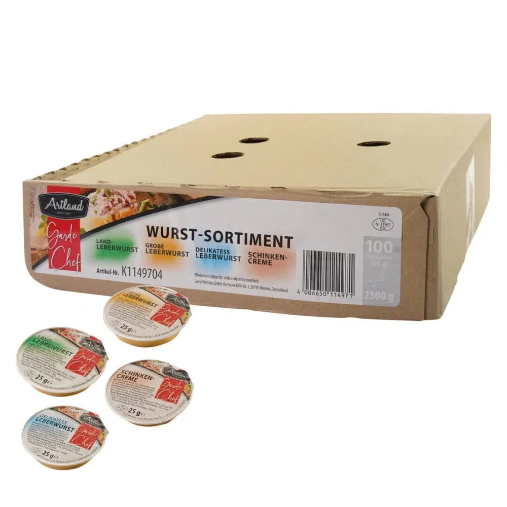 Artland Wurst-Sortiment 100 Portionen je 25g