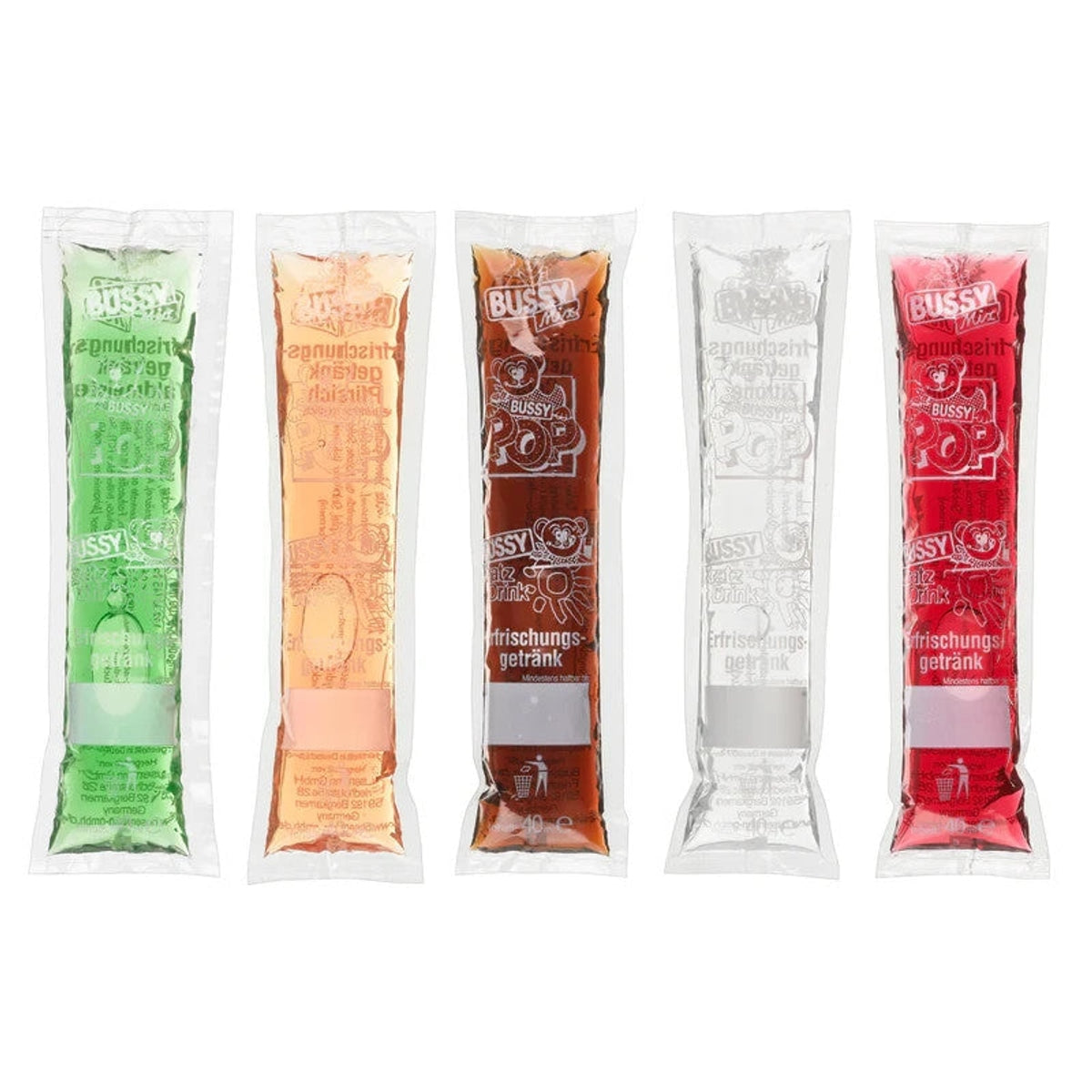 BUSSY Wassereis Mix 200x40ml Kirsche Pfirsich Waldmeister Cola Zitrone 58c806-2