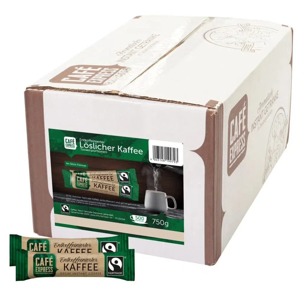 Café Express Entkoffeiniert Kaffeesticks 500x1,5g 750g