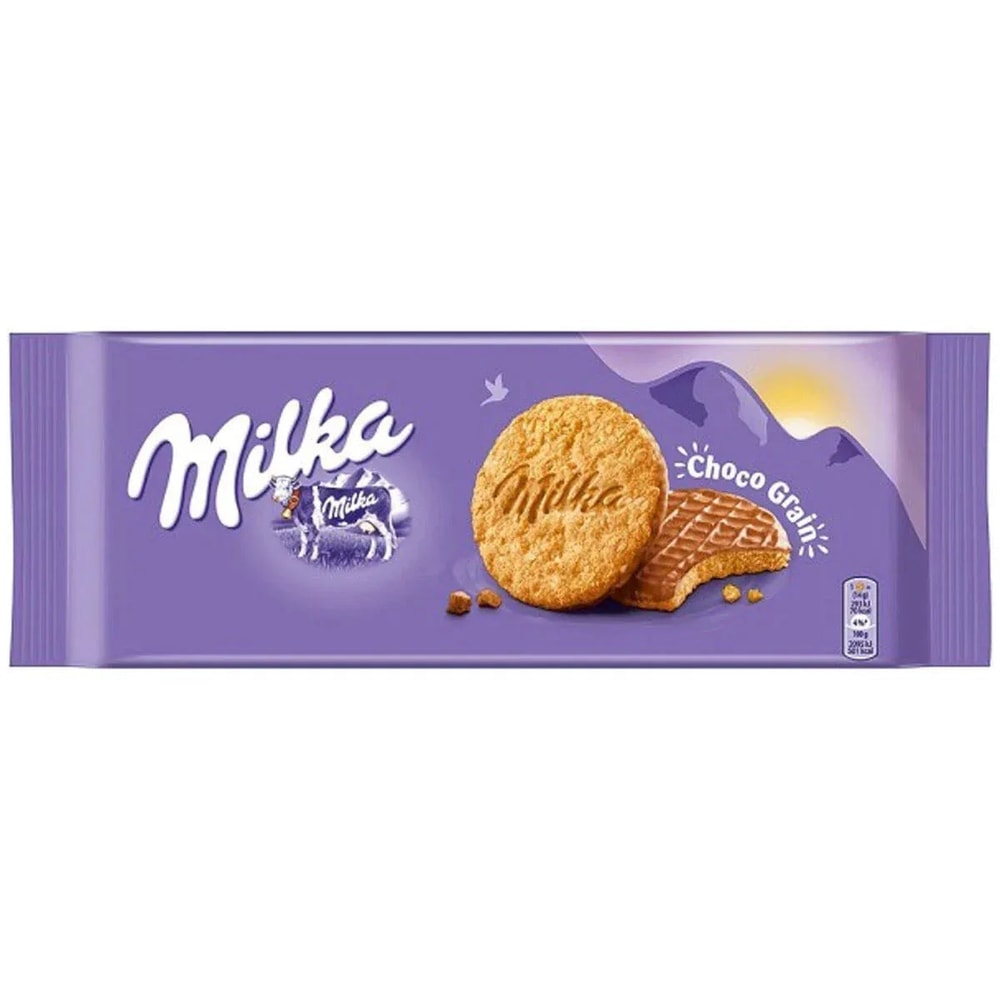 Choco Grain Kekse Hafer Vollkorn Alpenmilch Schokolade 126g