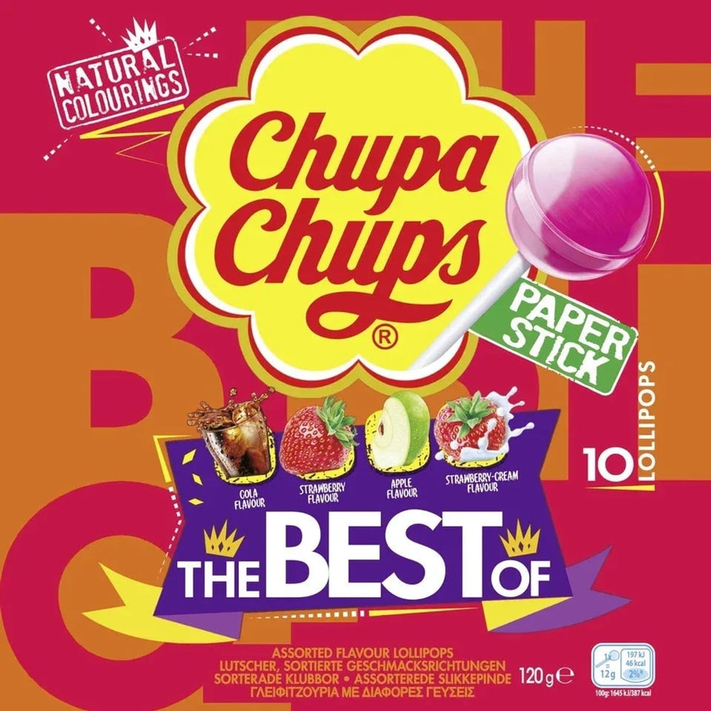 Chupa Chups The Best Of Lollipops 10er 120g