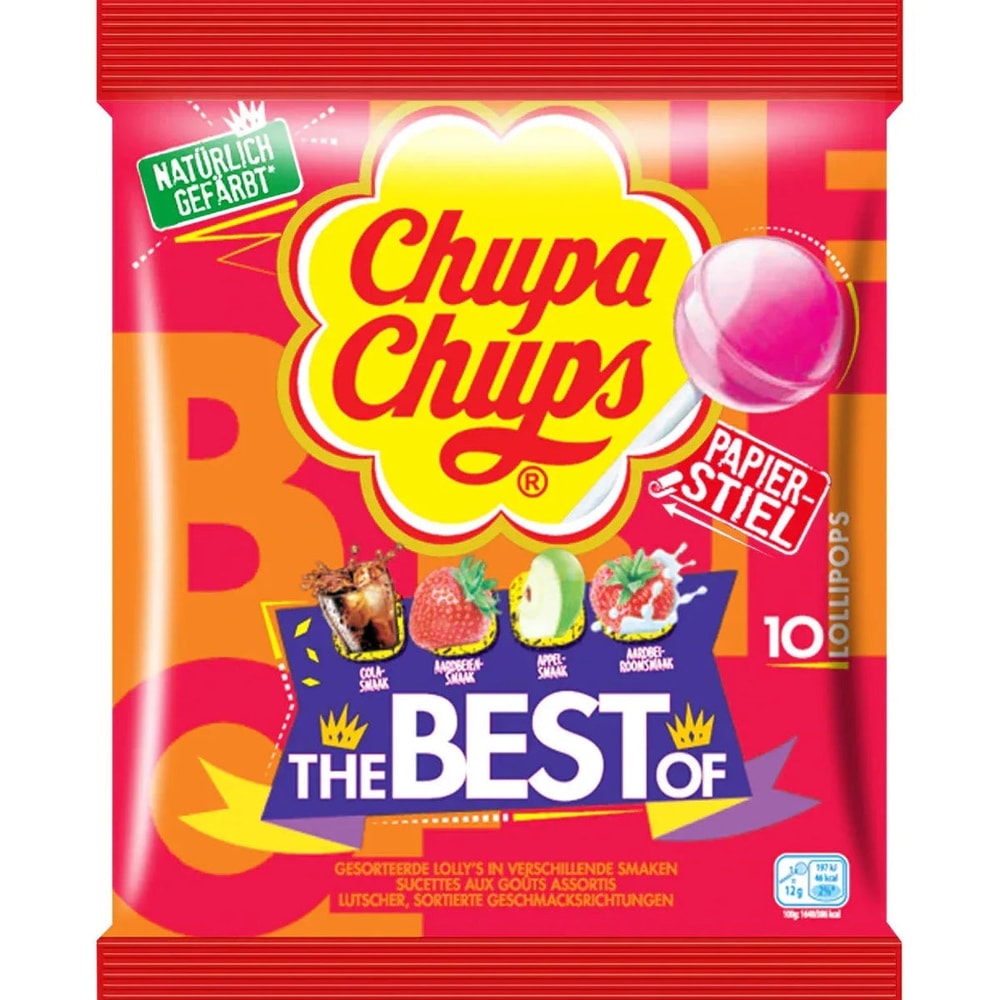Chupa Chups The Best Of Lollipops 10er 120g
