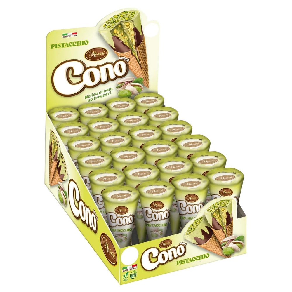 Cono Mini Waffelhörnchen Mix 24x25g Thekendisplay Cremefüllung