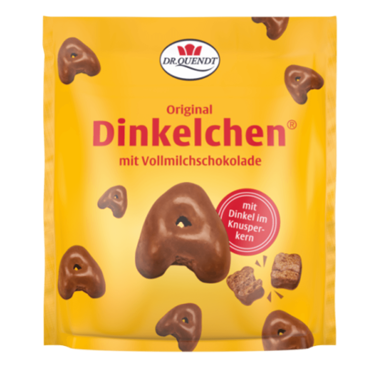 Dr. Quendt Dinkelchen Vollmilch 85g - Knusprige Dinkelkekse mit zarter Vollmilchschokolade für unwiderstehlichen Genuss 58c806-2