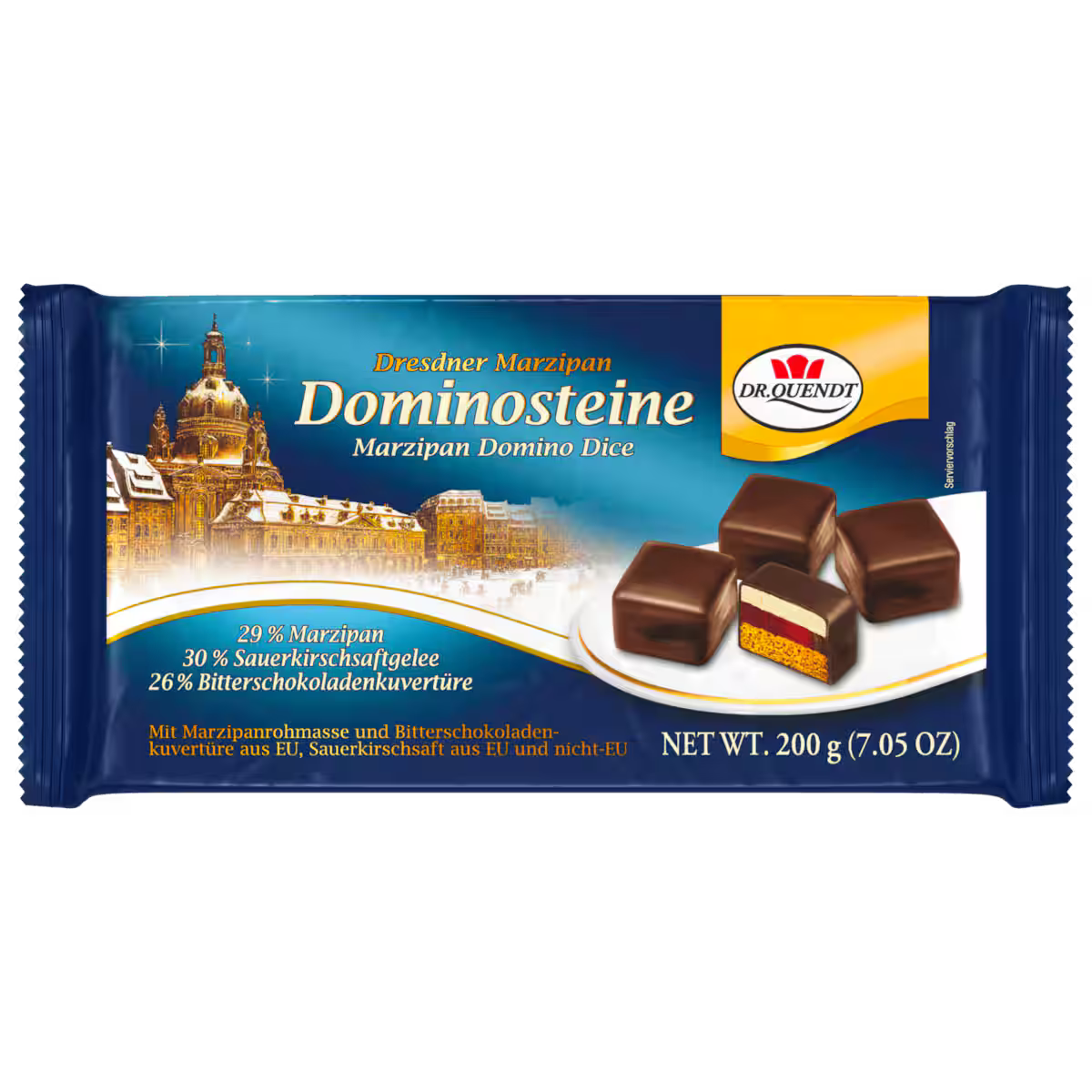 Dr. Quendt Dresdner Marzipan Dominosteine 200g
