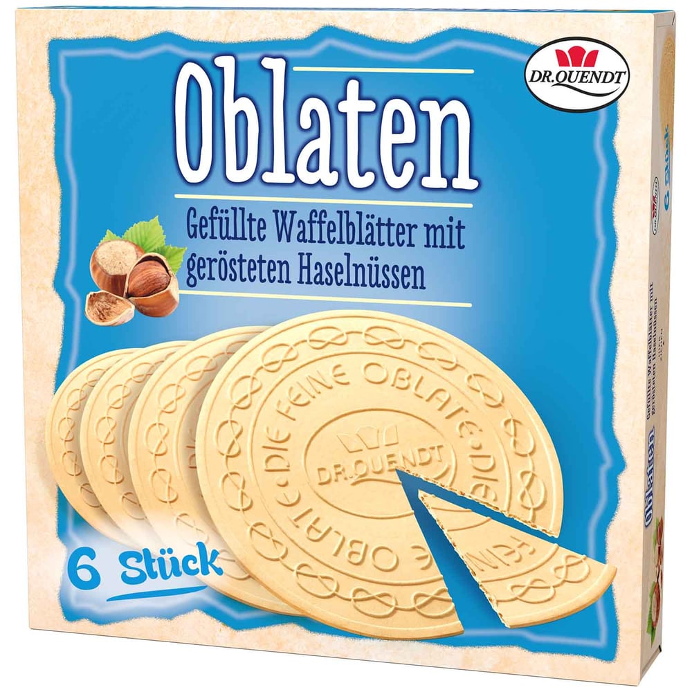 Dr. Quendt Oblaten Haselnuss 6er (150g)