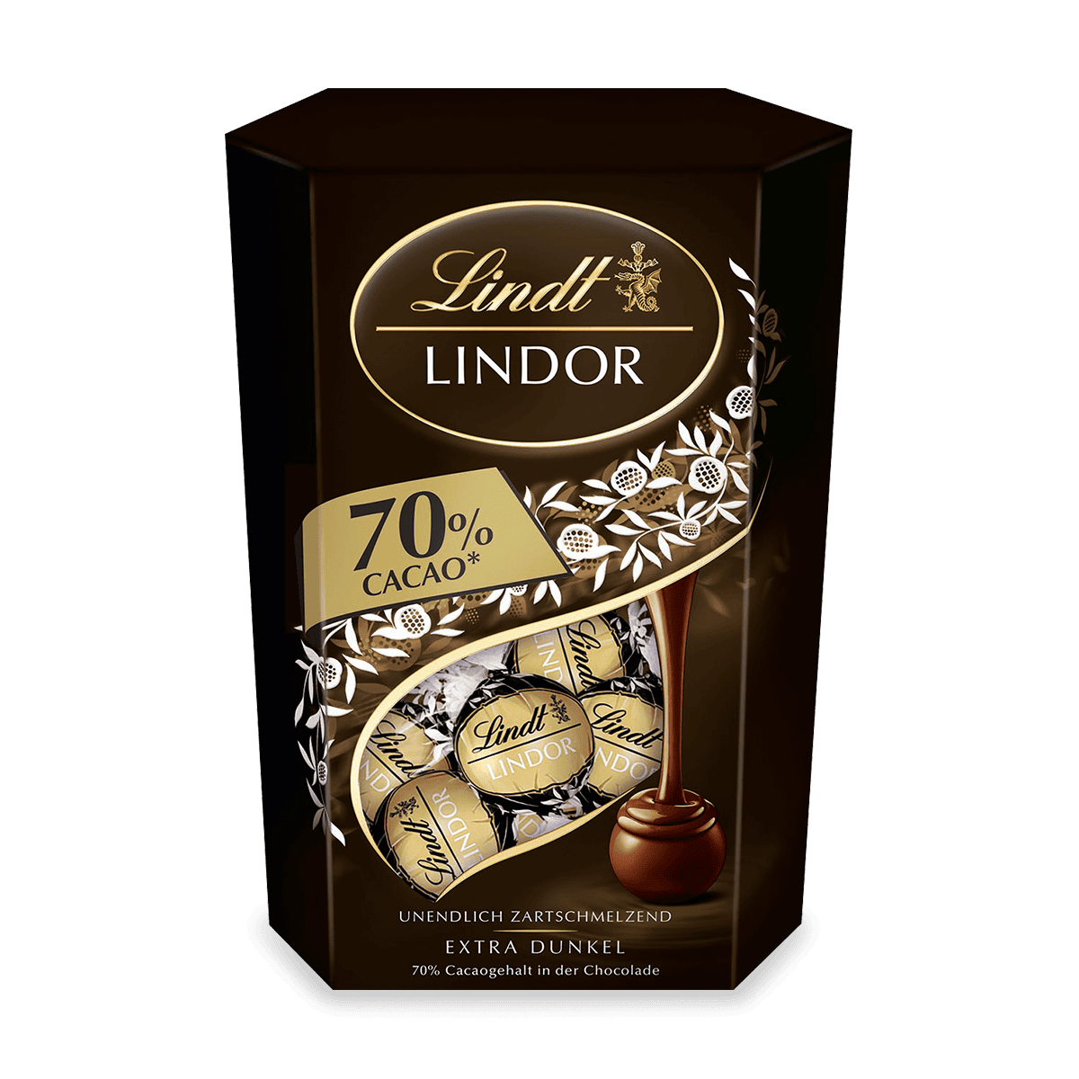 Lindt LINDOR Cornet 70% Cacao Extra Dunkel 500 g
