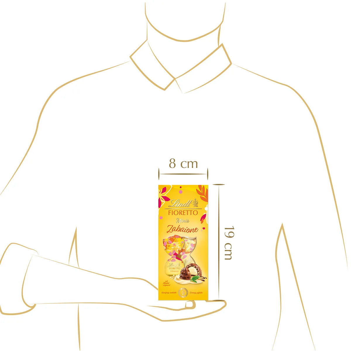 Lindt Schokolade - FIORETTO Minis Zabaione Mit Eierlikör Schoko 115g