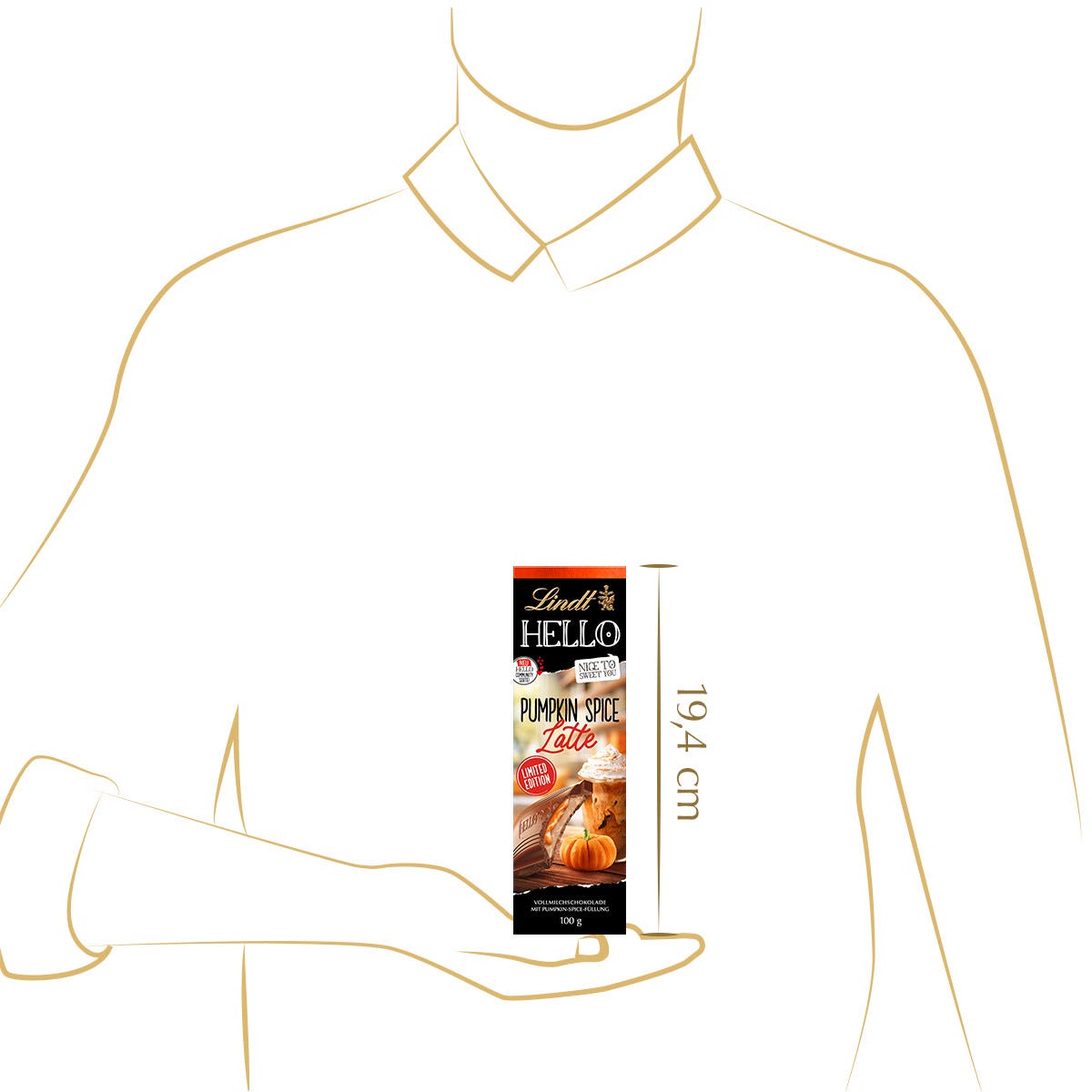 Lindt HELLO Pumpkin Spice Produktbild