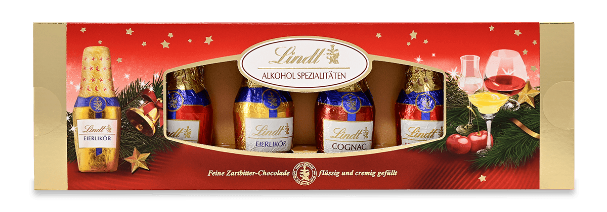 Lindt Alkohol-Spezialitäten Fläschchen Mischung 131 g