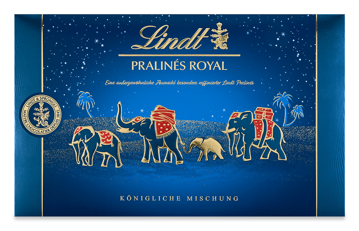 Lindt Pralinés Royal Pralinenmischung 250g Packung