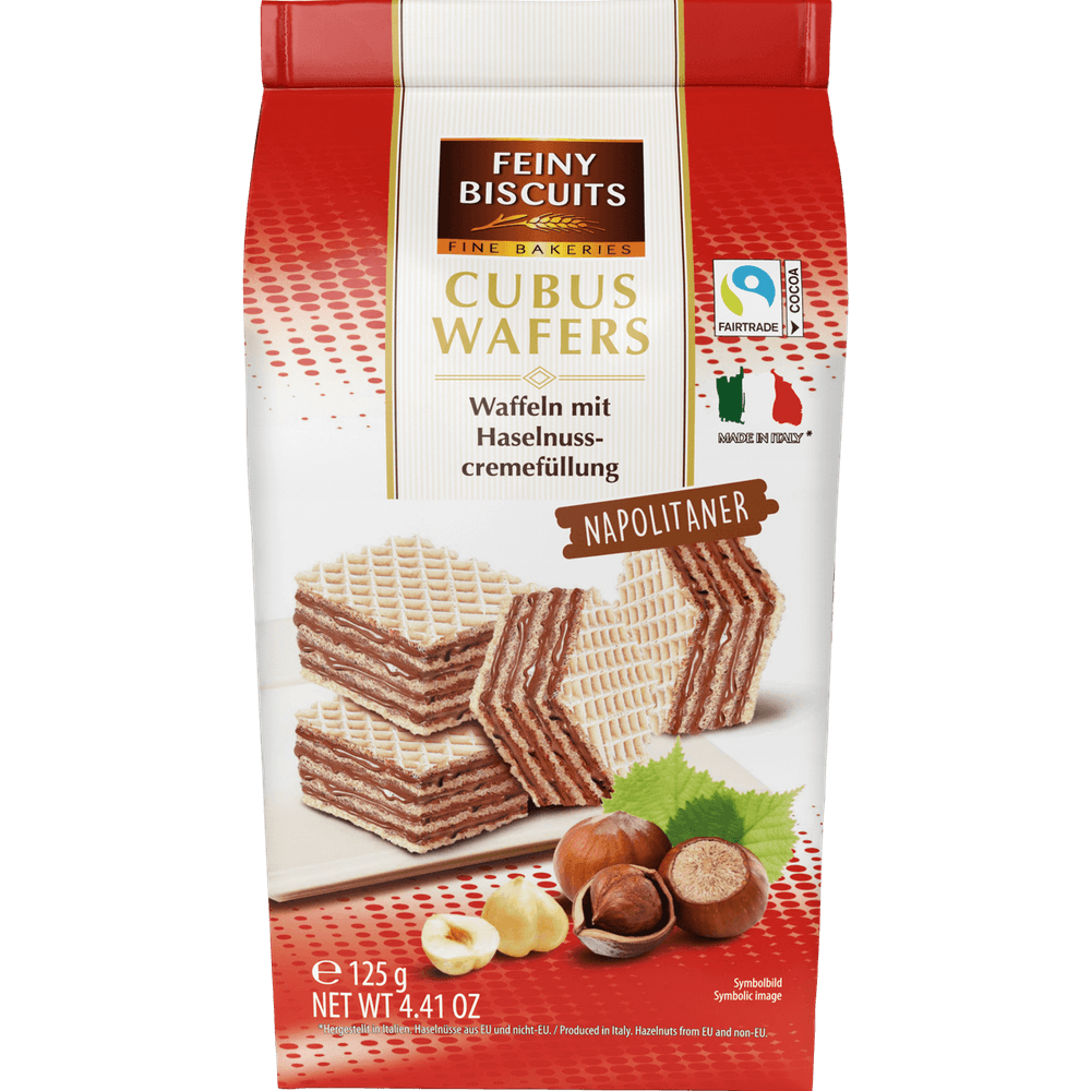 Feiny Biscuits Cubus Wafers Napolitaner 125g