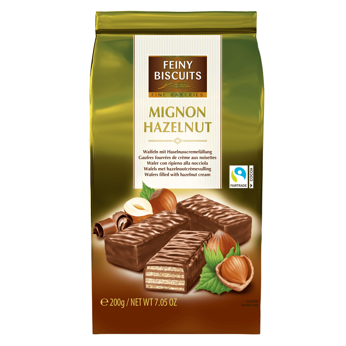 Feiny Biscuits Mignon Waffeln mit Haselnusscremefüllung 200g kakaofreie 58c806-2