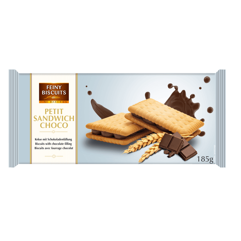 Feiny Biscuits Sandwich Kekse mit Schokoladenfüllung 185g