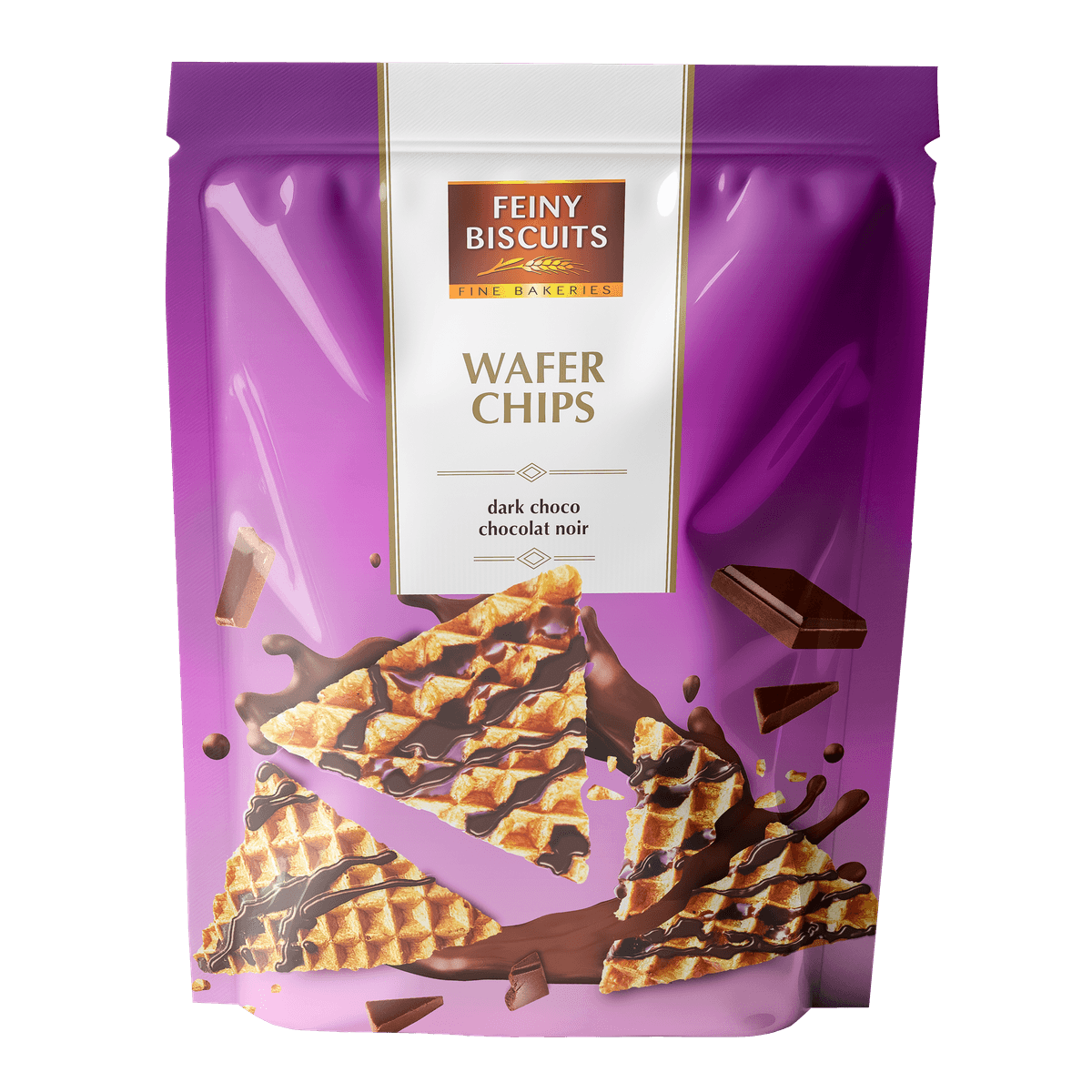 Feiny Biscuits Wafer chips mit Kakaoglasur 70g kakaofreie Schoko-Alternative 58c806-2