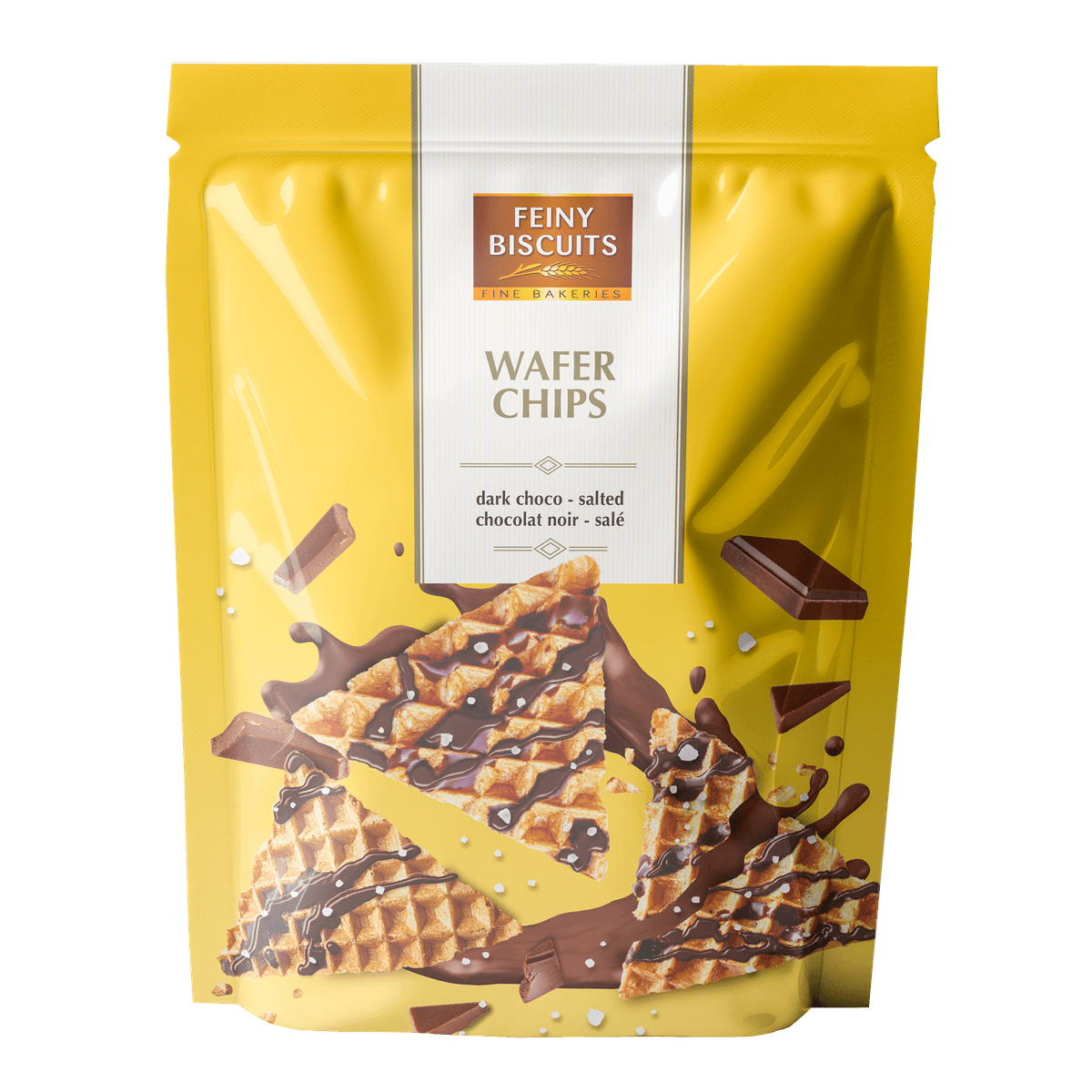 Feiny Biscuits Wafer chips mit Kakaoglasur - gesalzen 70g kakaofreie 58c806-2
