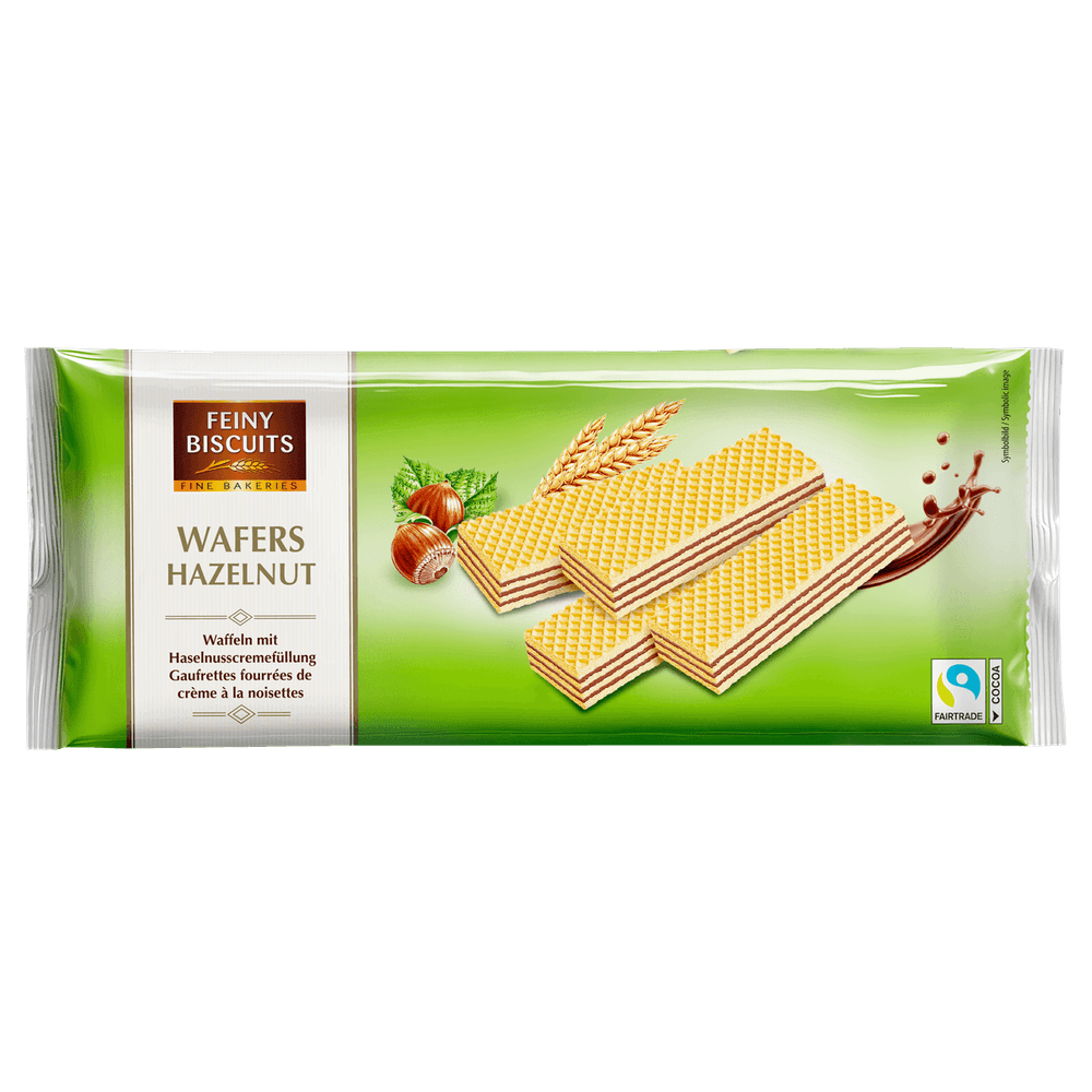 Feiny Biscuits Waffeln mit Haselnusscremefüllung 250g