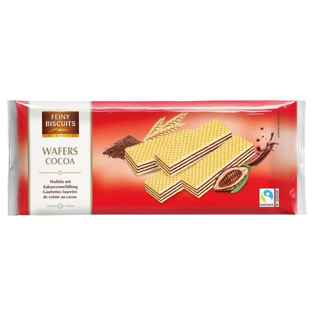 Feiny Biscuits Waffeln mit Kakaocremefüllung 250 g – Flachpackung