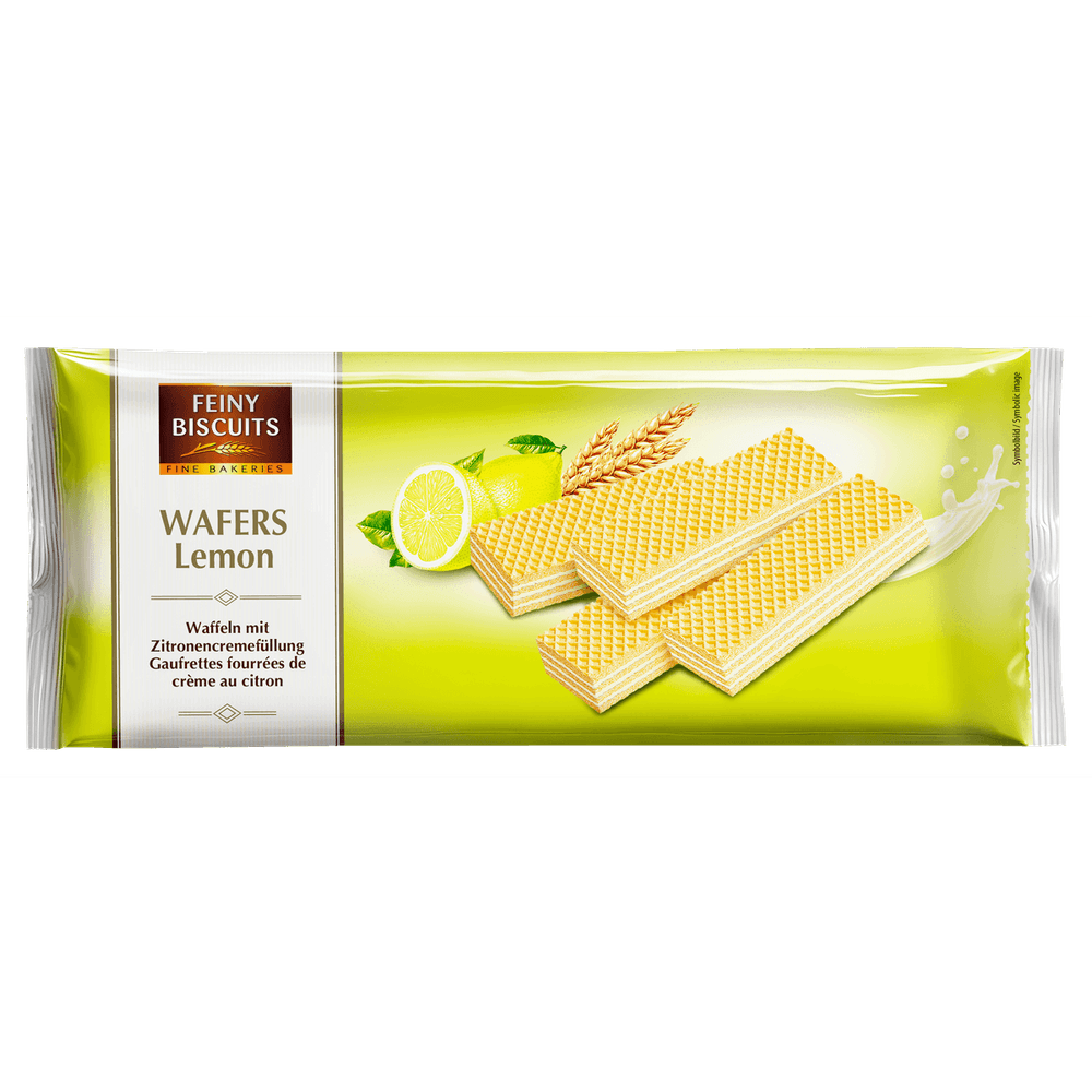 Feiny Biscuits Waffeln mit Zitronencremefüllung 250g