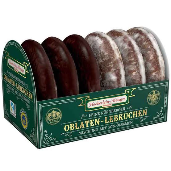 Haeberlein Metzger Feine Nürnberger Oblaten Lebkuchen 2-fach 200g