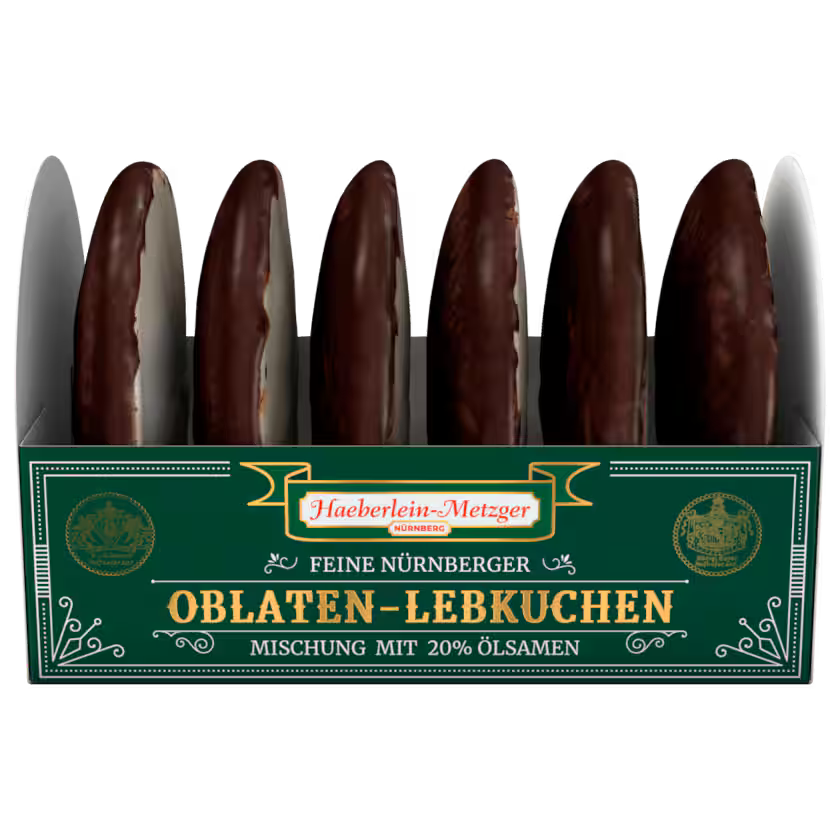 Haeberlein Metzger schoko Feine Nürnberger Oblaten Lebkuchen 200g