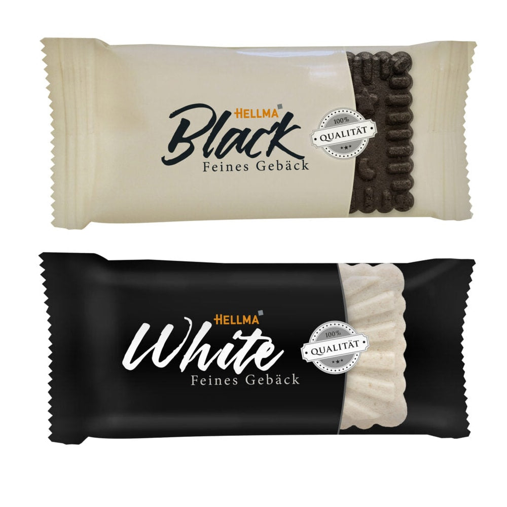 HELLMA Feines Gebäck Black & White 200 St. 1,12kg