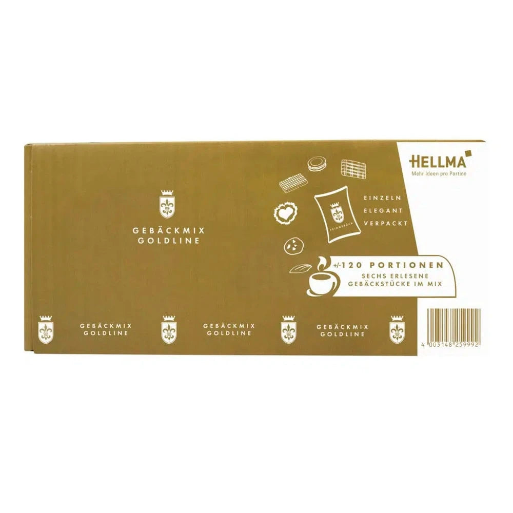 HELLMA Gebäck Mix Goldline 120 St. 860g
