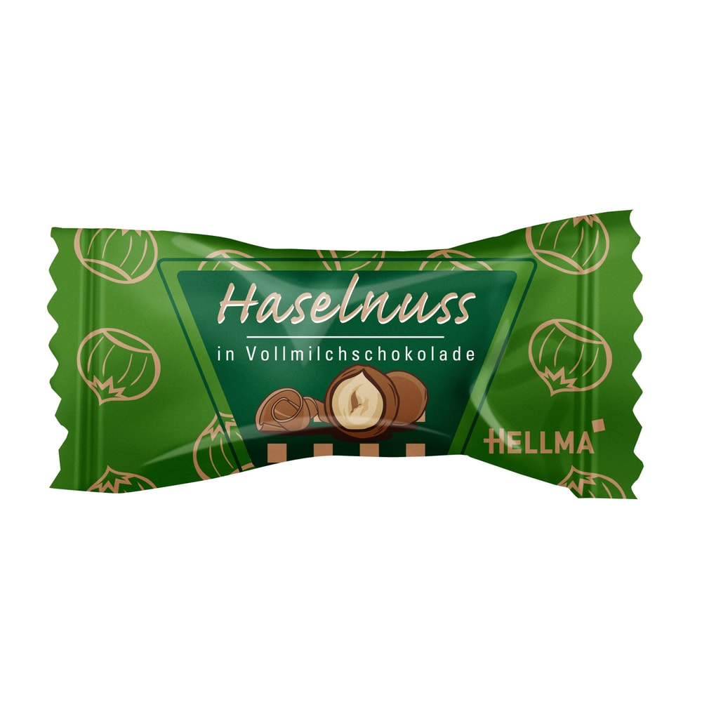 HELLMA Haselnuss Vollmilch 380 St. 910g