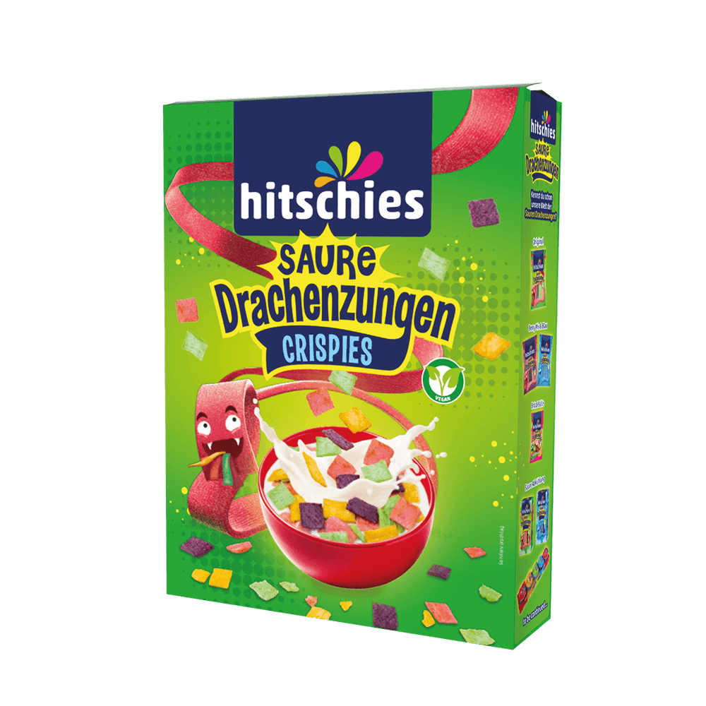 Hitschies Saure Drachenzungen Crispies 270g