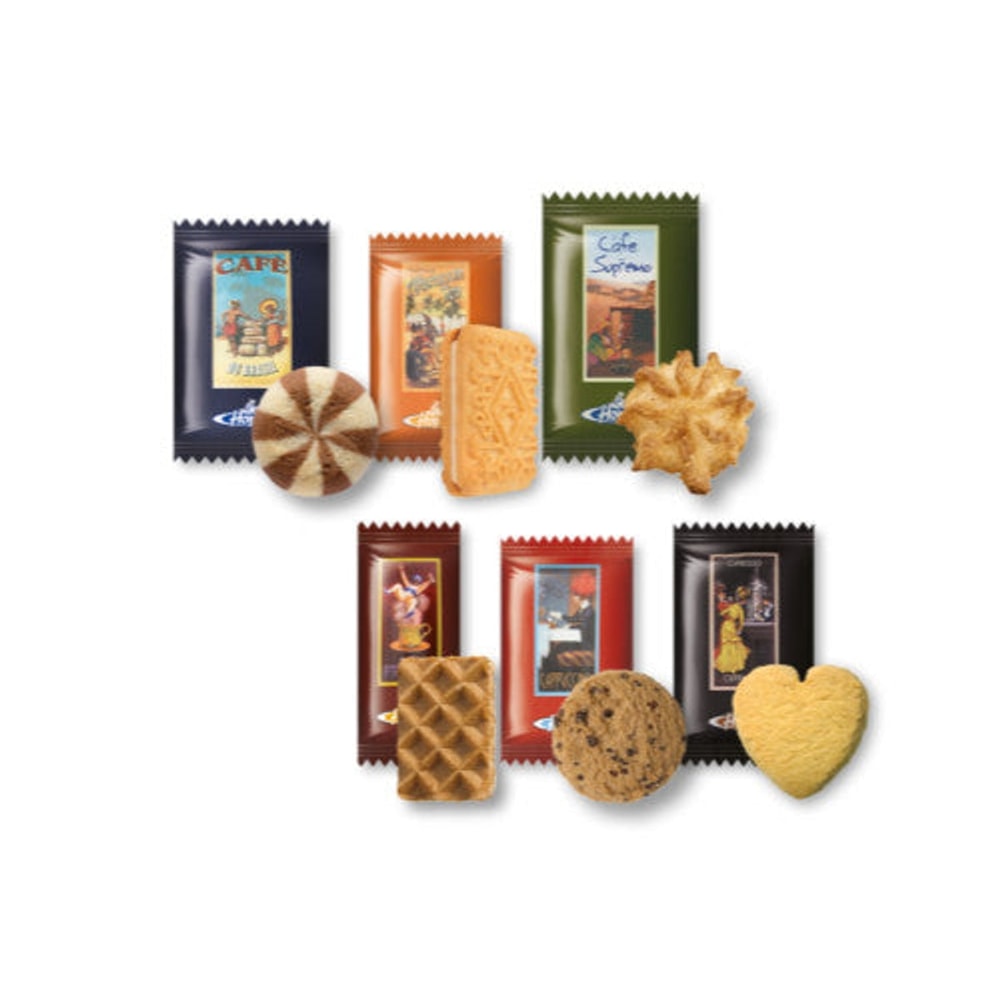 Hoppe Gebäck Bunte Mischung Kekse Sortiment 150 Stück 1226 g Kaffee HD701