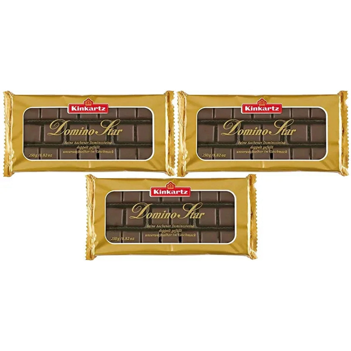 Kinkartz Aachener Dominosteine Zartbitter 3x250g ,750g Domino Star 58c806-2