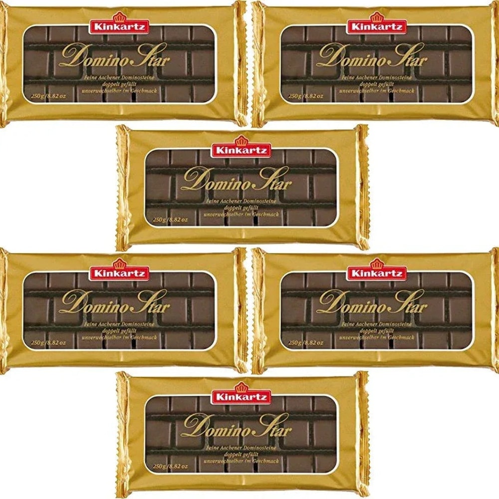 Kinkartz Aachener Dominosteine Zartbitter 6x250g 1,5kg Domino Star