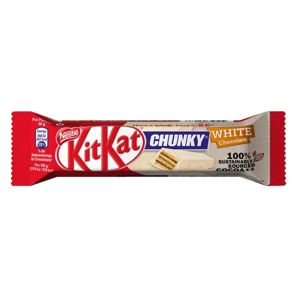 KitKat Chunky White Knusperwaffel Weiße Schokolade 4x40g