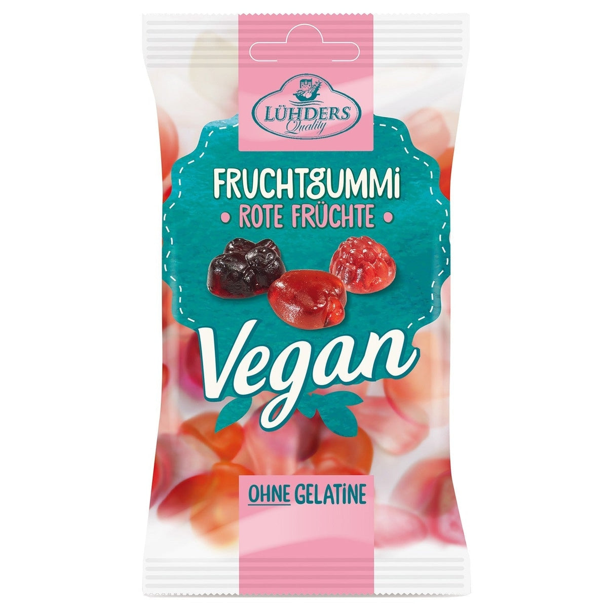 Lühders Fruchtgummi Rote Früchte vegan 80 g 58c806-2