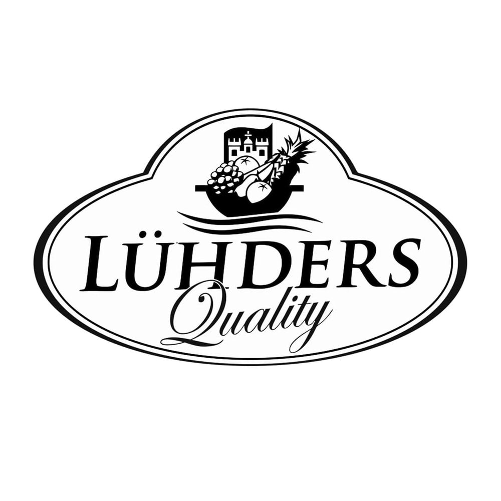 Lühders Lakritz Fruchtgummi Würfel Schaum 500g