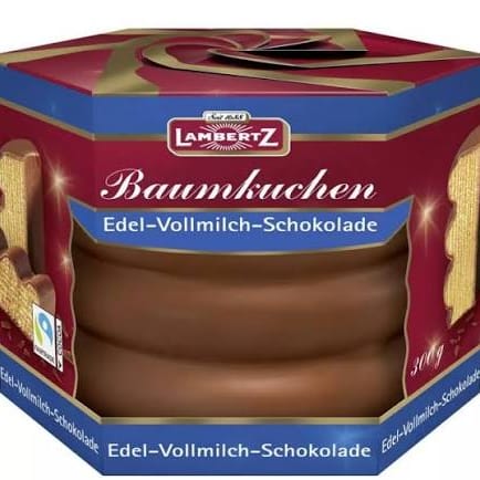 Lambertz Baumkuchen Vollmilch Edel Vollmilch Schokolade 300g