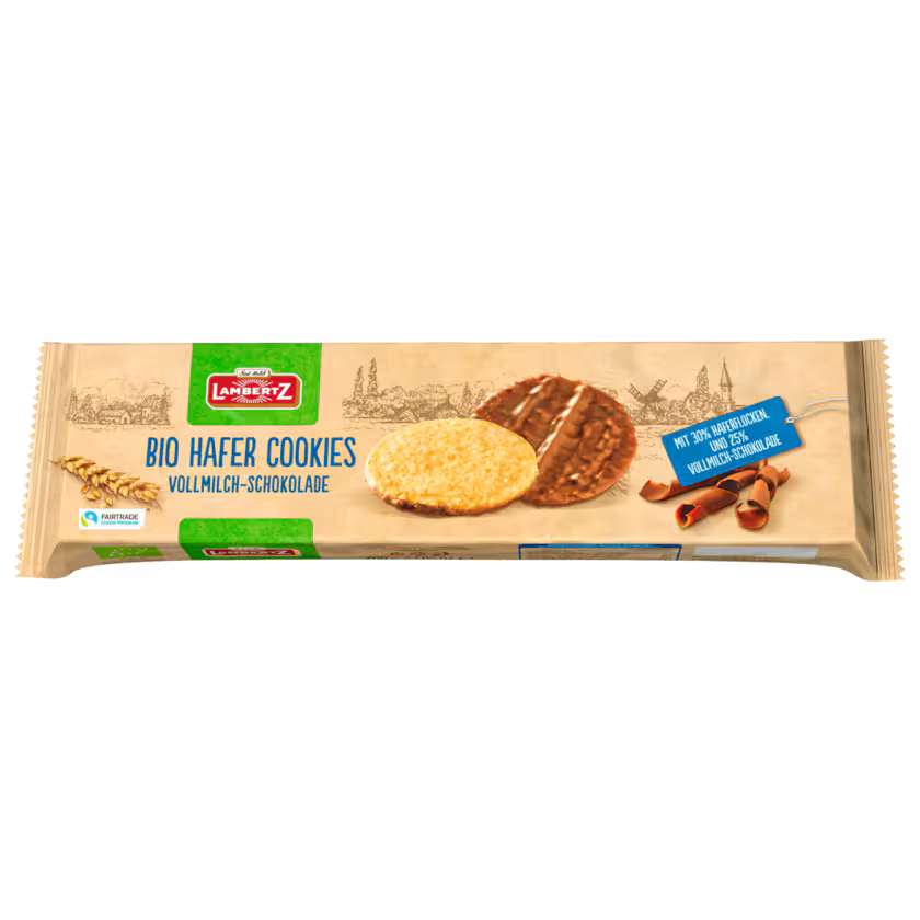 Lambertz Bio Hafer Cookies Vollmilch 200g